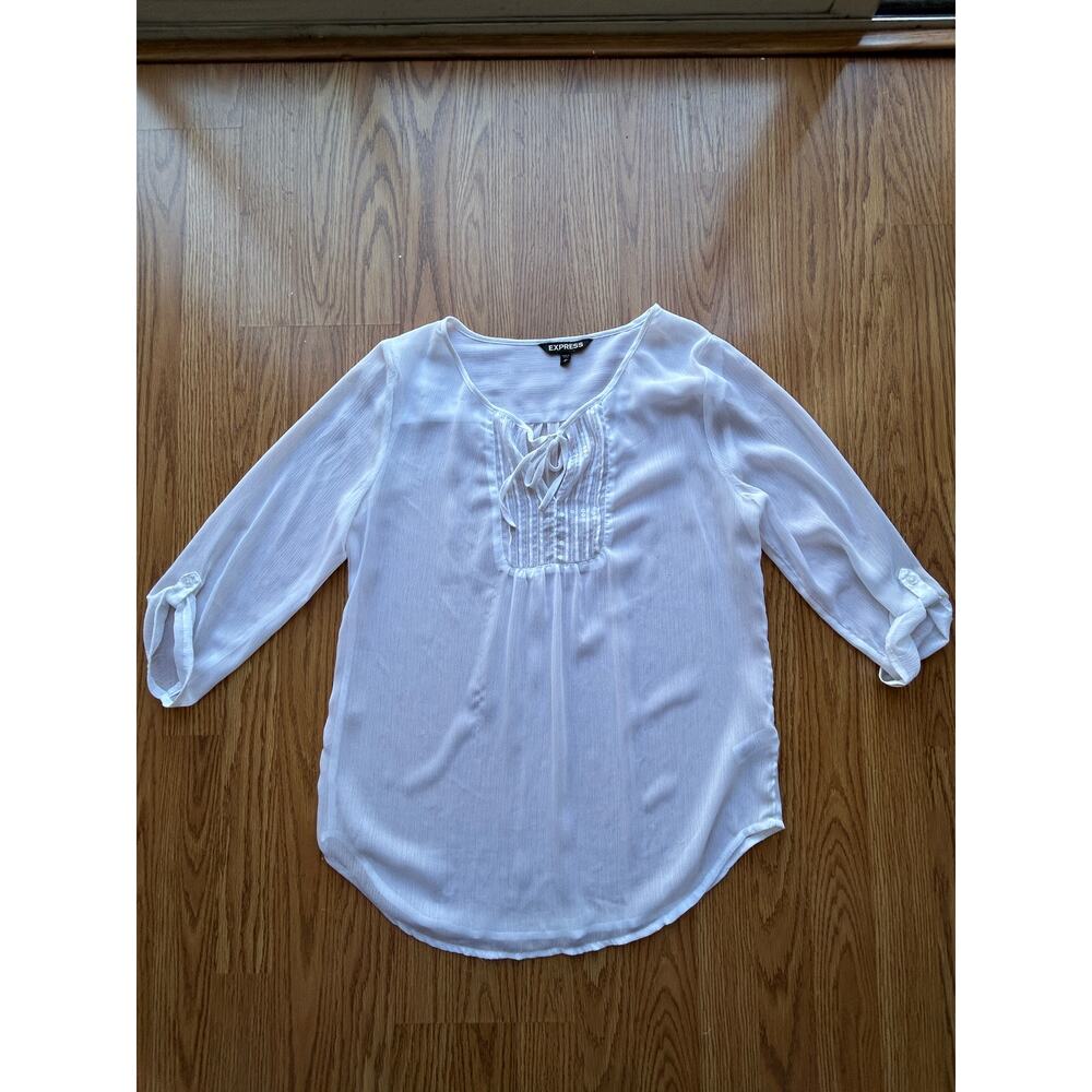 Y2K Sheer Tunic w/ Sequins